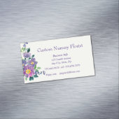 Bloemist Bloemenkwekerij Bloemist Huis Plant Busin Magnetisch Visitekaartje (Voorbeeld)