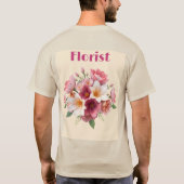 Bloemist Boeket T-shirt (Achterkant)