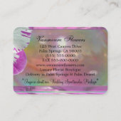 Bloemist Drama Sense Elegant Professional Visitekaartje (Achterkant)