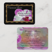 Bloemist Drama Sense Elegant Professional Visitekaartje (Voorkant / Achterkant)