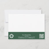 🌷 Bloemist Edition Aangepaste Iris Foto 'Beste We Notitiekaartje (Achterkant)