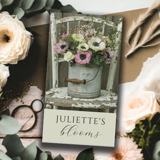 Bloemist Floral Designer Visitekaartje