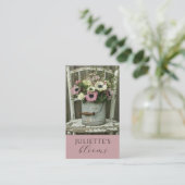 Bloemist Floral Designer Visitekaartje (Staand voorkant)