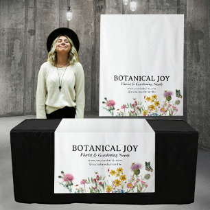 Bloemist Garden Pop Up Shop Table Runner Sign Wandkleed