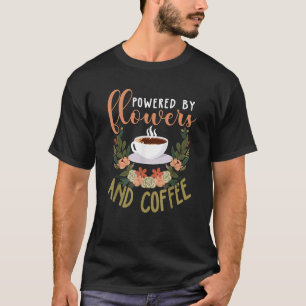 Bloemist Grappige Koffieliefhebber Bloemendesigner T-shirt