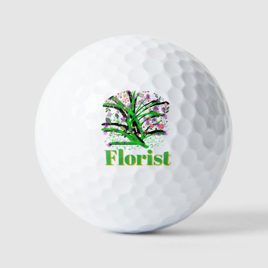 Bloemist Logo Golfballen (Voorkant)