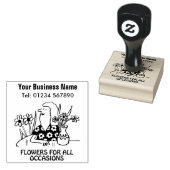 Bloemist of Bloemenwinkel Bloemen verkopen Rubberstempel (Gestempeld)