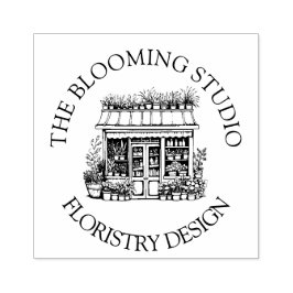 Bloemist Storefront Studio Rubber Stamp Rubberstempel