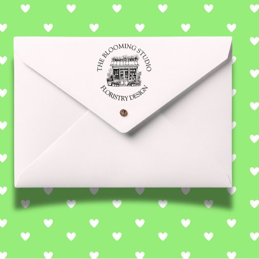 Bloemist Storefront Studio Rubber Stamp Rubberstempel