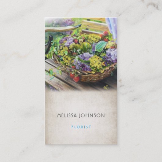 Bloemist Stylist Tuinieren Psycholoog Stylist Visitekaartje (Voorkant)