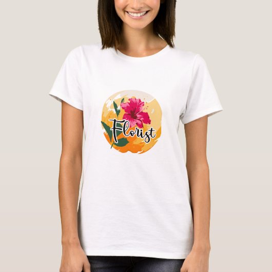 Bloemist T-shirt (Voorkant)