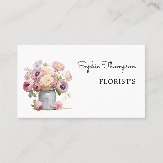 Bloemist Visitekaartje (Voorkant)