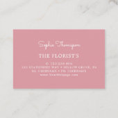 Bloemist Visitekaartje (Achterkant)