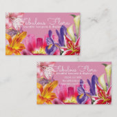 Bloemist visitekaartje boeketten en displays 3 (Voorkant / Achterkant)