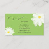 Bloemist visitekaartje template voor bloemenwinkel (Achterkant)