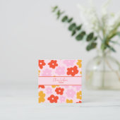 Bloemist visitekaartjes (Staand voorkant)