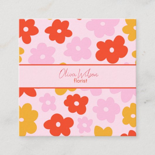 Bloemist visitekaartjes (Voorkant)