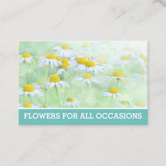 Bloemisten & Bloemverkopers Bloemist Visitekaartje (Voorkant)