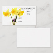 bloemistenvoorgeleiding visitekaartje (Voorkant / Achterkant)