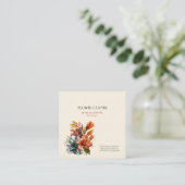 Bloemisterij Lelies   Vierkante Visitekaartje (Staand voorkant)