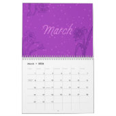 Bloemjaar: schattige kleurrijke seizoensbloemen kalender (Mar 2026)