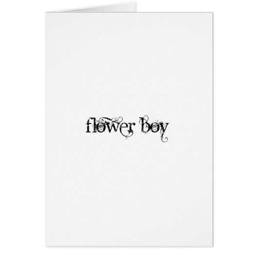 Bloemjongen (Voorkant)