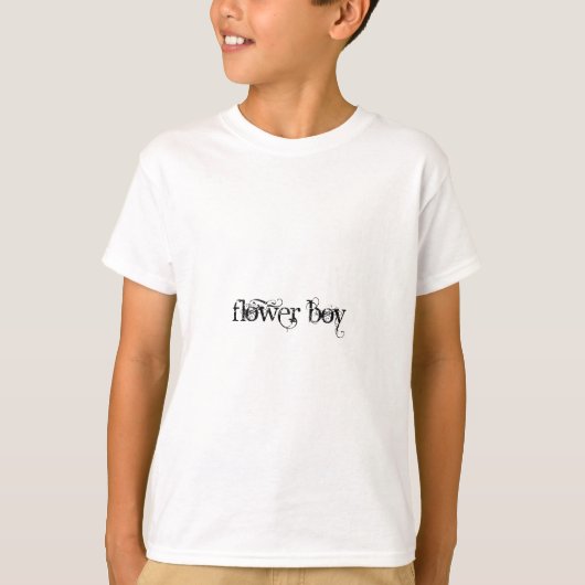 Bloemjongen T-shirt (Voorkant)