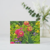 Bloemkaart Briefkaart (Staand voorkant)