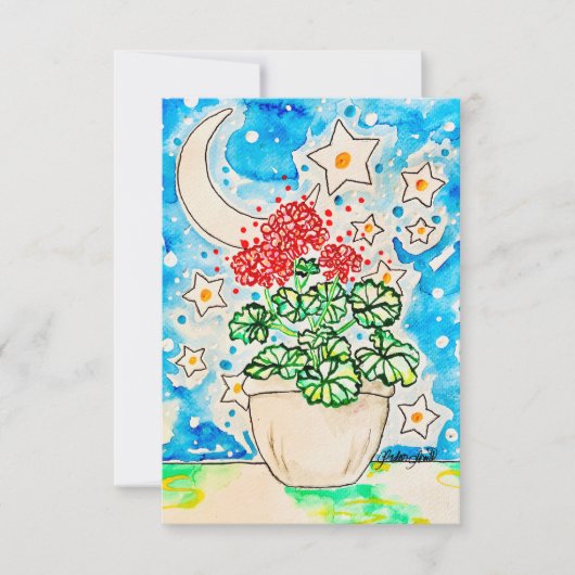 Bloemkaart Kaart (Voorkant)