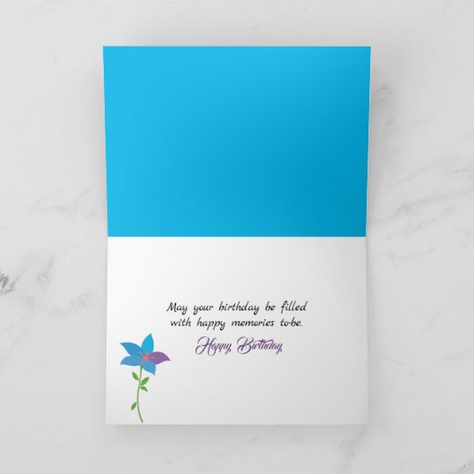 Bloemkaart Kaart (Binnen)