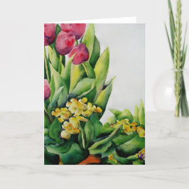 Bloemkaart zonder tekst kaart