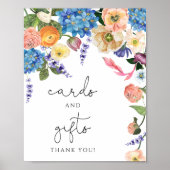 Bloemkaarten en Cadeaus Poster (Voorkant)