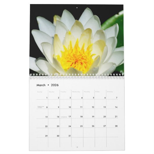 Bloemkalander Kalender (Mar 2026)