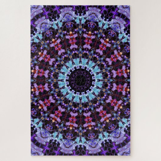 bloemkaleidoscoop puzzel (Verticaal)