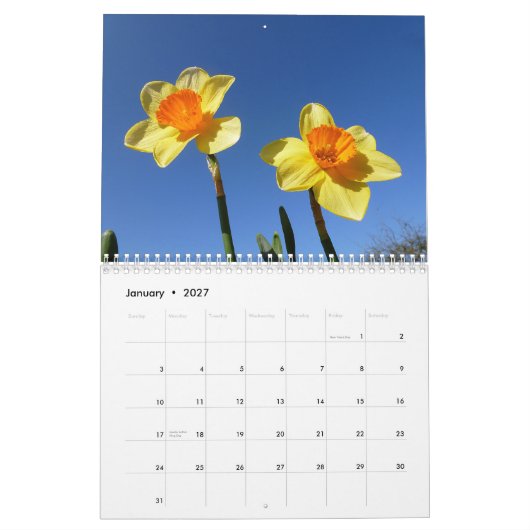 Bloemkalender 2013 kalender (Jan 2027)