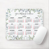 Bloemkalender 2020 Uw Bericht of Naam Muismat (Met muis)
