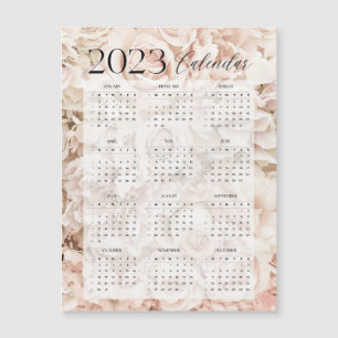 bloemkalender 2023 roze