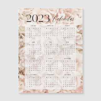 bloemkalender 2023 roze