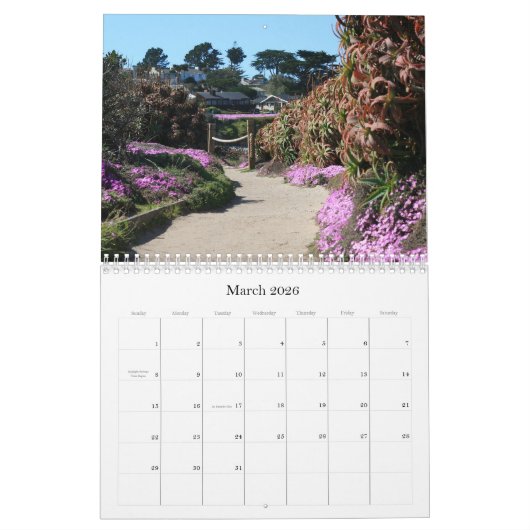 Bloemkalender Kalender (Mar 2026)