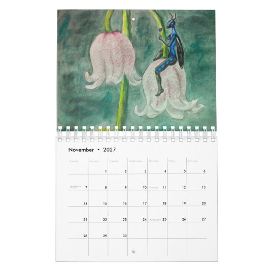 Bloemkalender Kalender (Nov 2027)