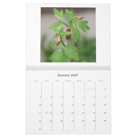 Bloemkalender Kalender (Jan 2027)