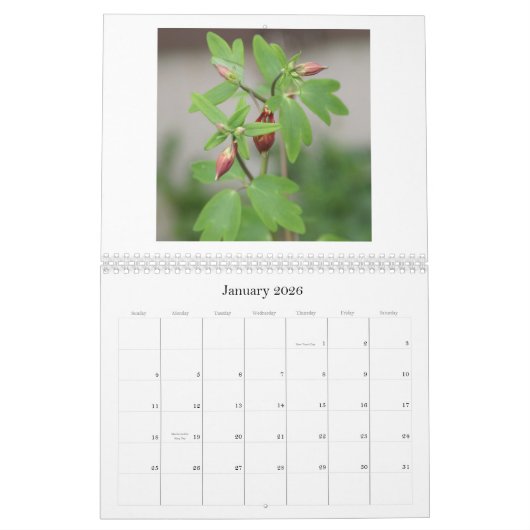 Bloemkalender Kalender (Jan 2026)