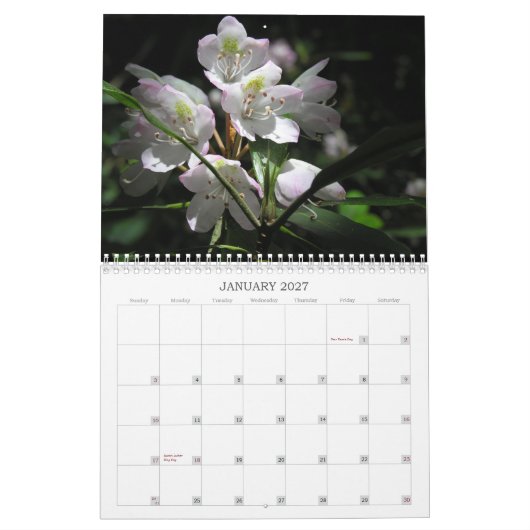 Bloemkalender Kalender (Jan 2027)