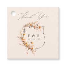 Bloemkam Monogram Fall Wedding Dank u