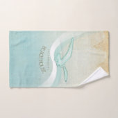 Bloemkast Aqua Blue ID623 Bad Handdoek (Handdoek)