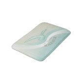 Bloemkast Aqua Blue ID623 Badmat (Gekanteld)