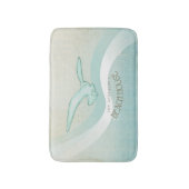 Bloemkast Aqua Blue ID623 Badmat (Voorkant Verticaal)