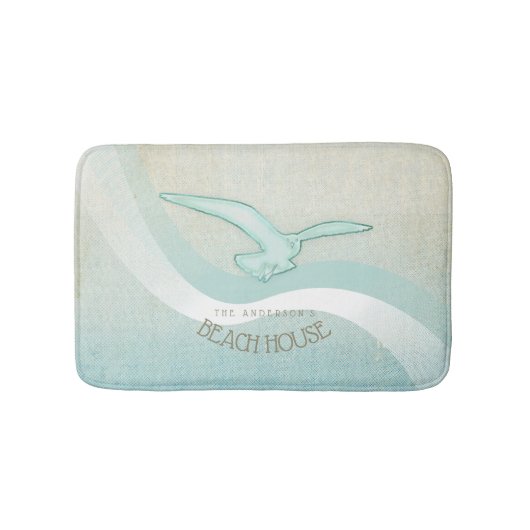 Bloemkast Aqua Blue ID623 Badmat (Voorkant)