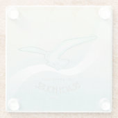 Bloemkast Aqua Blue ID623 Glazen Onderzetter (Achterkant)