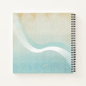 Bloemkast Aqua Blue ID623 Notitieboek (Achterkant)